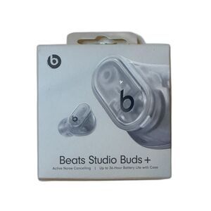 NIB Beats Studio Buds Plus Transparent Wireless Earbuds with Charging Case